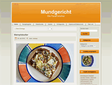 Tablet Screenshot of mundgericht.de